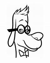 Peabody Mr Sherman Coloring Pages Kids Children Simple Color Gif Justcolor sketch template