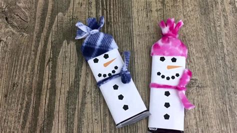 printable snowman candy bars wrappers template youtube
