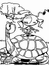 Snorkels Tortoise Casey Jump Coloring Pages Old Back sketch template