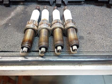 spark plugs worn    miles  north american motoring
