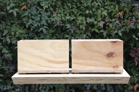 plywood storage box modular furniture crate small scale