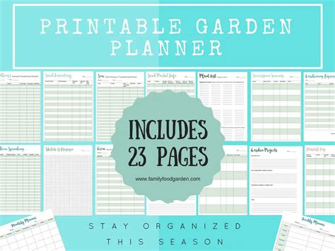 ultimate printable garden planner