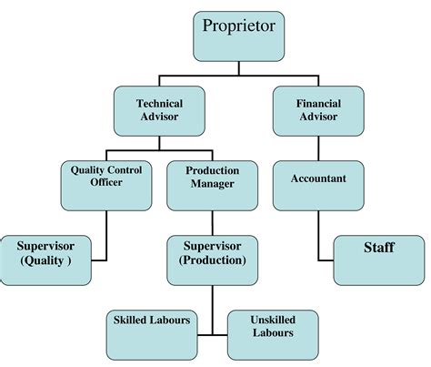 types  organisational structure chart image