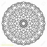 Coloring Kaleidoscope Symmetrical Mandala Pattern Circular Patterns Illustration Getcolorings Getdrawings Islamic Printable sketch template