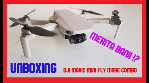 dji mavic mini fly  combo unboxing youtube