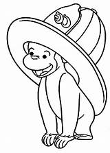 Coloring Curious George Pages Hat Firefighter Printable Wear Fireman Drawing Color Print Clipart Head Getdrawings Netart Getcolorings Kids Popular Comments sketch template