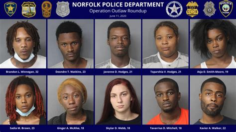 10 Alleged Gang Members Arrested For Norfolk Shooting