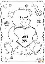 Coloring Dibujos Amo Digan Valentines Supercoloring Dad Tarjetas Boys sketch template