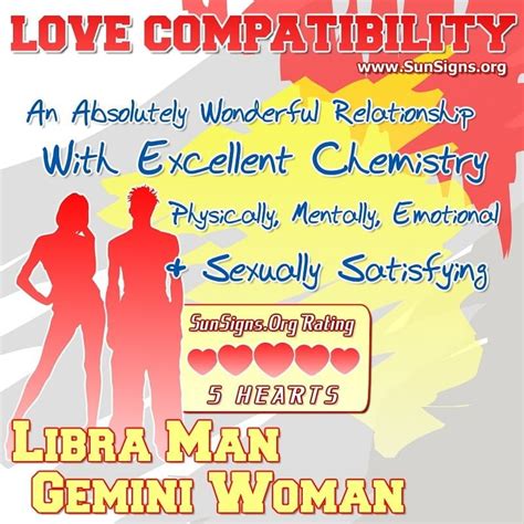 Libra Man And Gemini Woman Love Compatibility Sunsigns