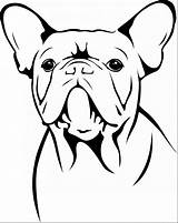 Bulldog Franse Yorkie sketch template