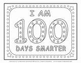 Coloring 100 Days School Smarter Pages Planerium Login Online sketch template