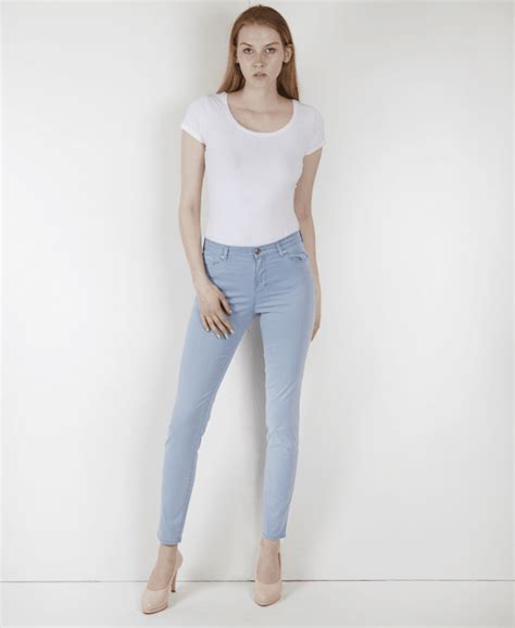 Emporio Armani Pale Blue Skinny Jeans Jeans From Jonathan Trumbull Uk