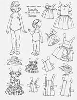 Paper Dolls Doll Printable Coloring Vintage Children Freda Pages Friendly Book Clothing Klippdockor Clothes Friend Picasaweb Google Dress Heritage Cutout sketch template