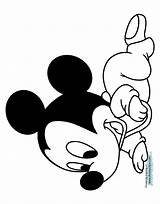 Mouse Coloring Pages Baby Silhouette Book Disney Micky Mickey Drawing Clipartmag Getdrawings sketch template