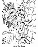 Coloring Pages Soldier Ww1 Forces Getcolorings Training Color Armed sketch template