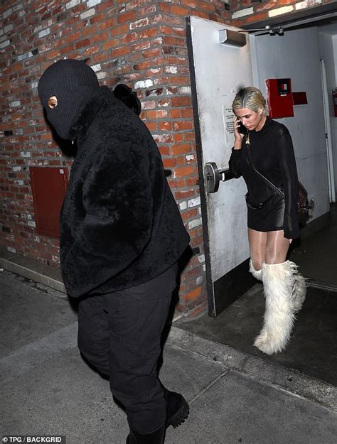 Balaclava Clad Kanye West Leaves Beauty And Essex With New Wife Bianca