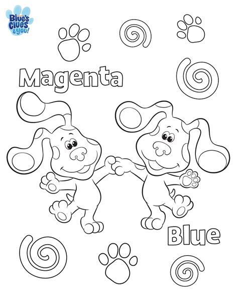 blue  magenta coloring page  printable coloring pages  kids