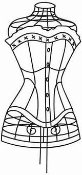 Embroidery Corset Patterns Urban Threads Choose Board Corsets Templates Pages Coloring Template Vintage sketch template