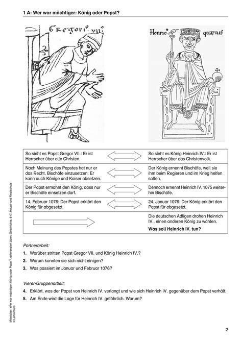 sekundarstufe  unterrichtsmaterial geschichte mittelalter