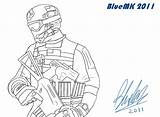 Duty Call Coloring Pages Warfare Colouring Gun Advanced Mw3 Frost Bing Deviantart Lines Kids Printable Cute sketch template