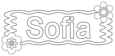 sophie  coloring page sofia   coloring pages