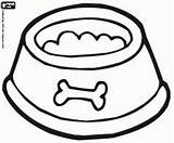 Dog Food Coloring Bowl Kleurplaat Pages Hondenhok Printable Drawing Voor Sheets Color Gif Nl Google sketch template