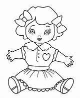 Coloring Toys Pages Christmas Toy Dolly Doll Sheet Kids Print Girl Color Colouring Dog Printable Baby Sheets Children Dolls Fun sketch template