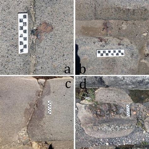 romans in pompeii repaired the roads with molten iron ancient origins