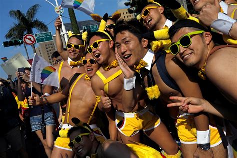 taiwan s gay pride parade draws thousands as votes on