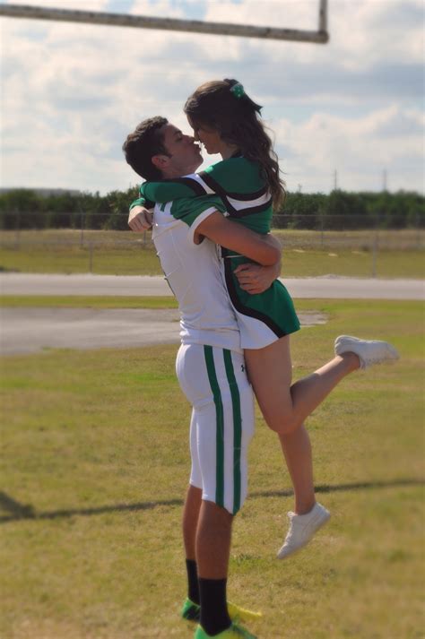 jake and i s football cheerleader pictures football relationship goals cute couples