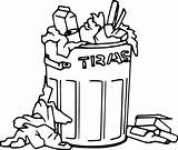 Trash Litter 59kb sketch template