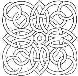 Coloring Pages Geometric Pattern Patterns Printable Quilt Block Print Designs Adult Color Sheets Kids Celtic Glass Stained Adults Google Knots sketch template