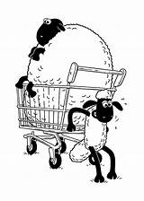 Shaun Sheep Coloring Pages Kids sketch template