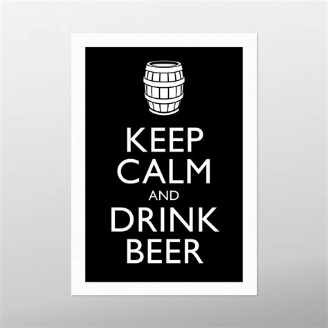 calm  drink beer  homebirdie alcohol artworks