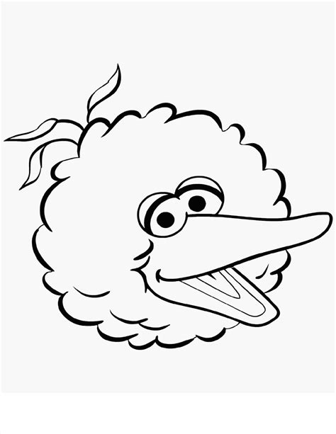 big bird coloring pages educative printable bird coloring pages