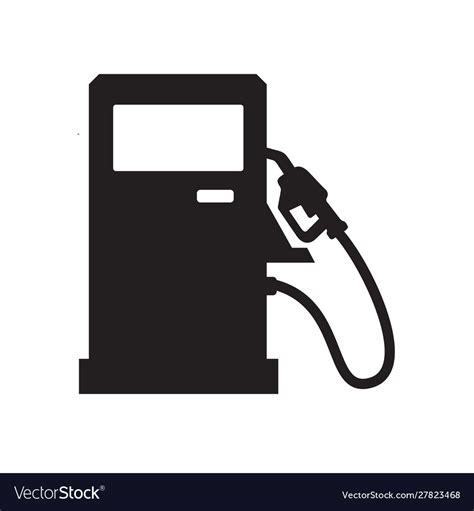 gasoline pump gas station icon design symbol vector image