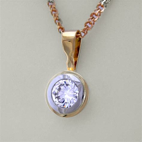 striking diamond pendant yossi designer  maker  fine jewellery