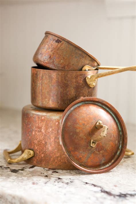 clean copper pots pans kitchn