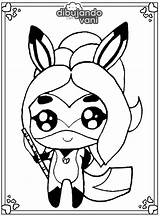 Rena Miraculous Ladybug Colorir Kawaii Printable Ocasión Aqui Dibujando Vani Dibujandoconvani sketch template