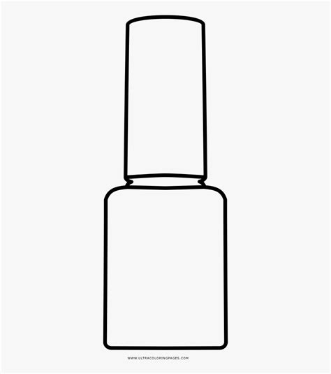 nail polish coloring page  transparent clipart clipartkey