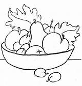 Coloring Pages Plateau Fruits Getcolorings Drawings sketch template