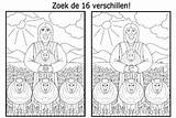 Verschillen Zoek Herder Goede Bijbelse Kleurplaat Schapen Plaat Pasen Kinderwoorddienst Vorig sketch template