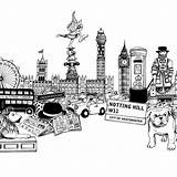 London Coloring Basford Johanna Londres Pages Coloriages sketch template