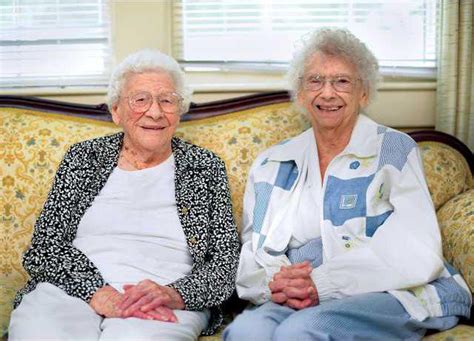 two elderly sisters support each other in chicopee gainesville times