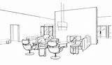 Perspective Lobby Hotel Drawing Clepsydra Entrance Archinect sketch template