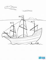 Mayflower Hellokids sketch template