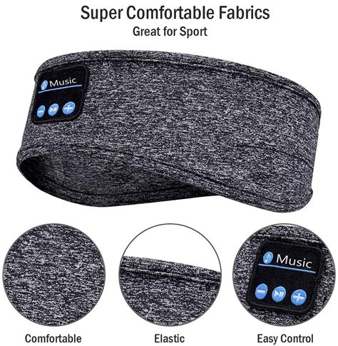 sleep headphones bluetooth headbands wireless soft sleeping headphone  ultra thin speakers