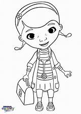Doc Mcstuffins Coloring Pages Getcolorings Weird sketch template