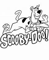Coloring Doo Scooby Logo Print Pages Printable Topcoloringpages sketch template
