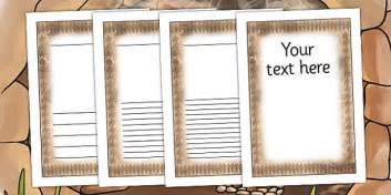 stone age themed writing frames history writing template